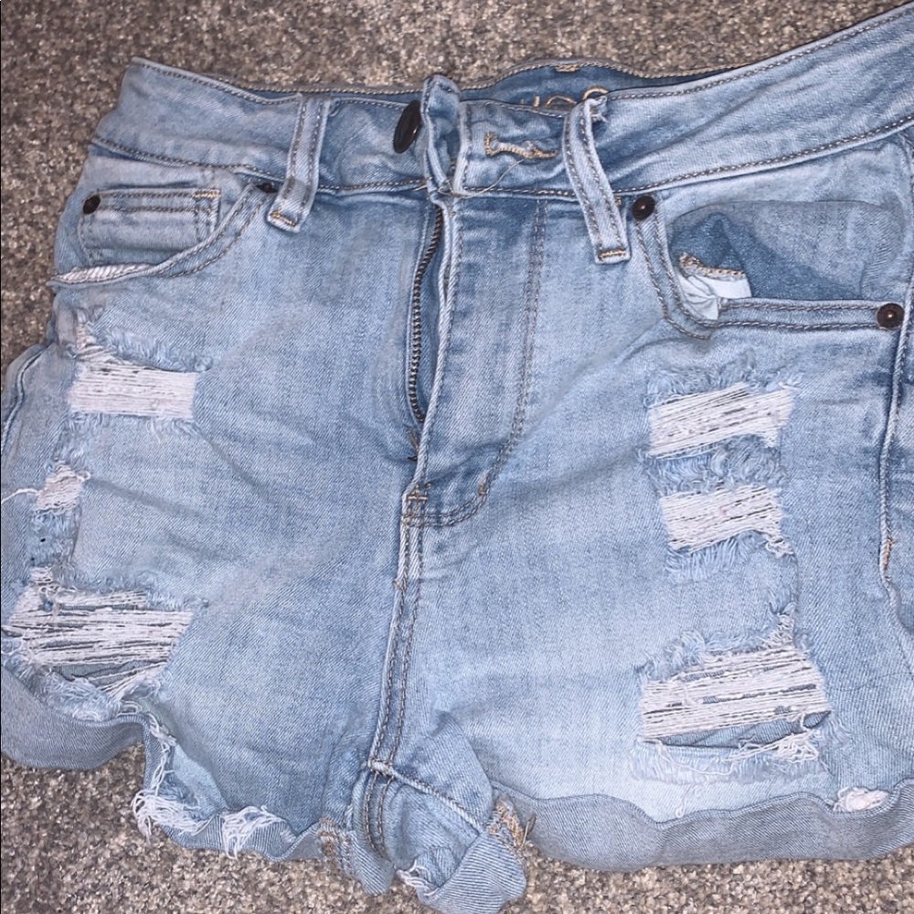 rue 21 ripped jean shorts